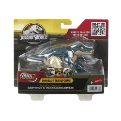 Mattel Jurassic World: Fierce Changers Double Danger - Baryonyx & Parasaurolophus (HLP09)