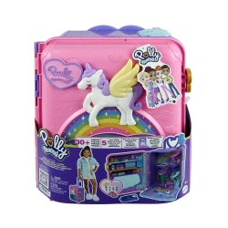 Mattel Polly Pocket: Pollyville - Resort Roll Away Playset (HKV43)