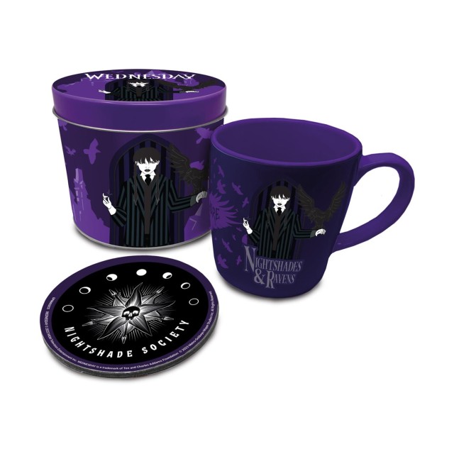Pyramid Wednesday: Nightshades & Ravens (Mug & Coaster In Keepsake Tin) (GP86602)
