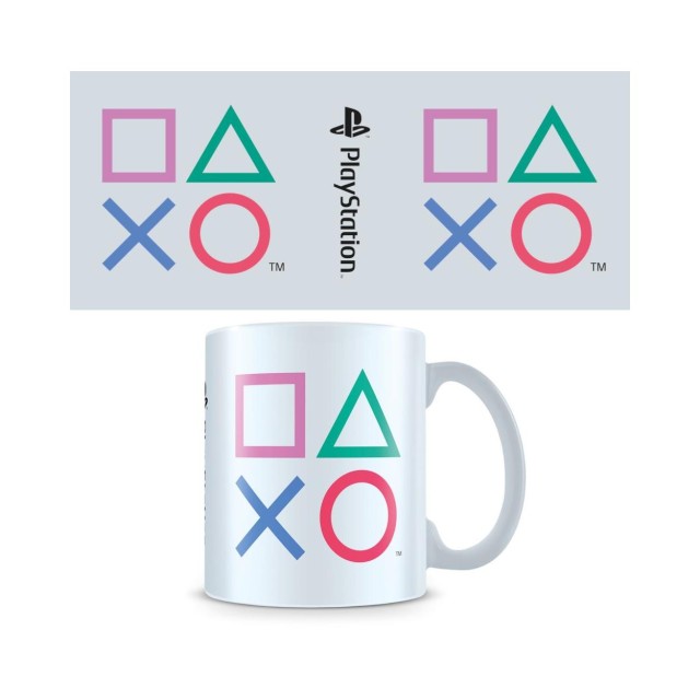 Pyramid PlayStation (Shapes) Coloured Mug (MG25990C)