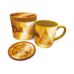 Pyramid Nintendo: The Legend of Zelda: Golden Triforce - Mug & Coaster Tin (GP86075)