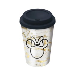 Stor: Disney: Minnie Mouse Small Plastic Double-Walled Coffee Tumbler (390ml) (01048)