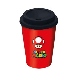 Stor: Super Mario Small Plastic Double-Walled Coffee Tumbler (390ml) (01378)