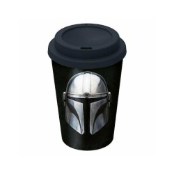 Stor Disney: Star Wars The Mandalorian Small Plastic Double-Walled Coffee Tumbler (390ml) (04868)