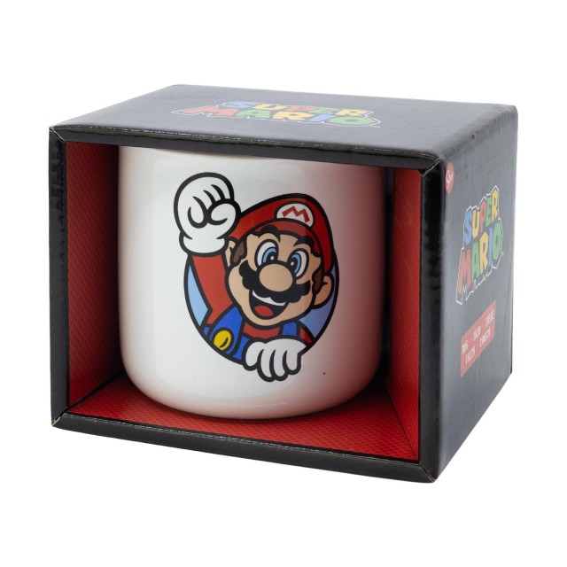 Stor: Super Mario - Ceramic Breakfast Mug in Gift Box (400ml) (08616)