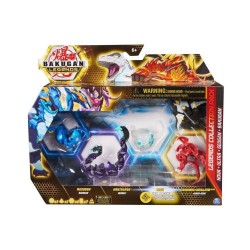 Spin Master Bakugan: Legends Collection Pack - Nova + Ultra + Geogan + Bakugan - Maxodon/Montrapod/Trox/Dragonoid x Auxillataur Ultra (20140074)