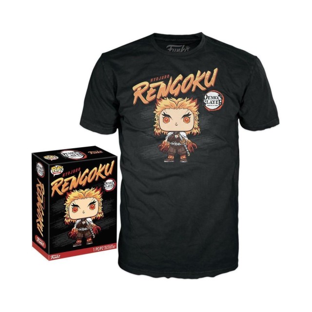 Funko Boxed Tee: Demon Slayer - Rengoku (S)