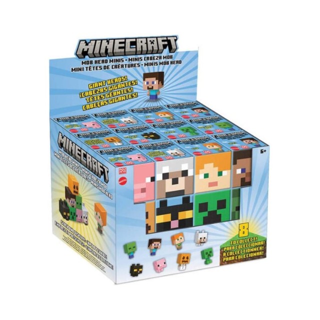 Mattel Minecraft: Mob Head Minis (Random) (HDV64)