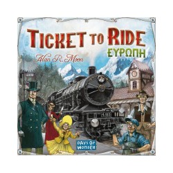 Κάισσα Ticket To Ride - Ευρώπη - Επιτραπέζιο (Ελληνική Γλώσσα) (KA617144)