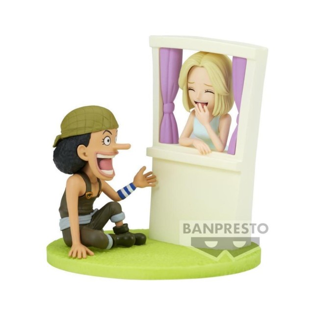 Banpresto WCF – Log Stories: One Piece - Usopp & Kaya Statue (7cm) (88702)