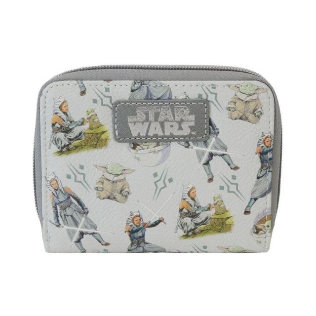 Funko Disney: Lucas Star Wars - Ahsoka & Grogu All Over Print Zip Around Wallet