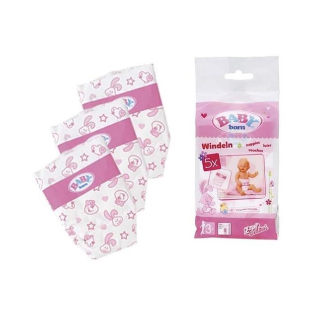 Zapf Creation: Baby Born - Nappies (5 pack) (826508-116718)