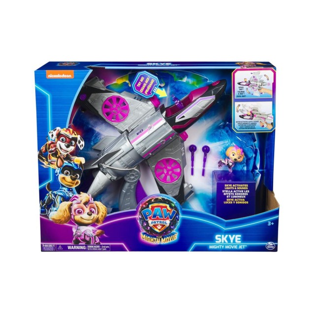 Spin Master Paw Patrol: The Mighty Movie - Skye Mighty Movie Jet (6067498)