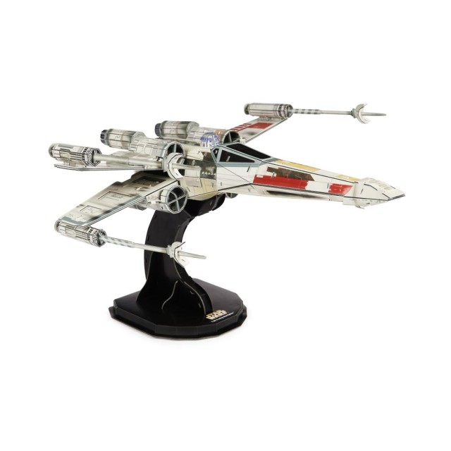 Spin Master Disney: Star Wars 4D Build - T-65 X-Wing Starfighter 3D Cardstock Model Kit (6069813)