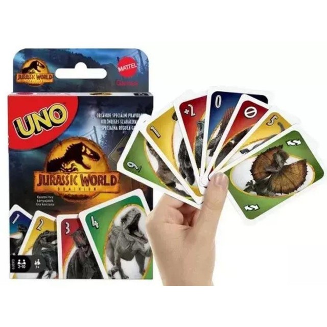 Mattel UNO: Jurassic World 3 - Card Game (GXD72)