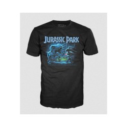 Funko Pop! Tee: Jurassic Park - T-Rex with Jeep (S)