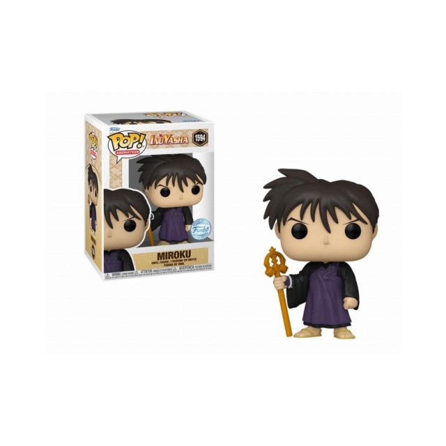 Funko Pop! Animation: Inuyasha - Miroku* (Special Edition) #1594 Vinyl Figure