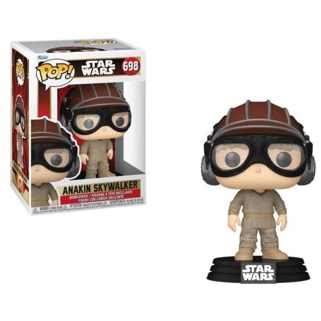 Funko Pop! Disney Star Wars: EP1 The Phantom Menace Anniversary - Anakin Skywalker with Helmet #698 Bobble-Head Vinyl Figure