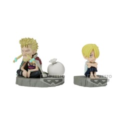 Banpresto WCF - Log Stories: One Piece - Sanji & Zeff Figures (6cm) (88900)