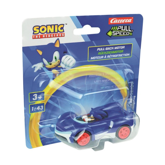 Carrera Pull Speed: Sonic The Hedgehog - Shadow the Hedgehog Pull-Back Vehicle 1:43 (15818326)