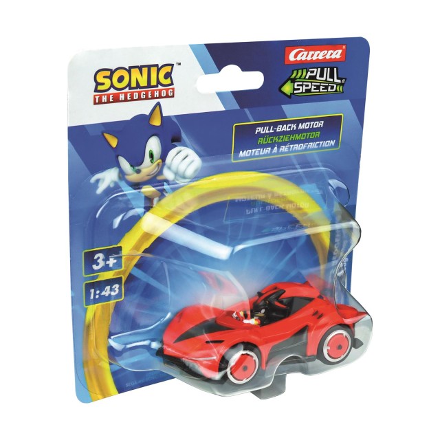 Carrera Pull Speed: Sonic The Hedgehog - Shadow the Hedgehog (Red) Pull-Back Vehicle 1:43 (15818328)