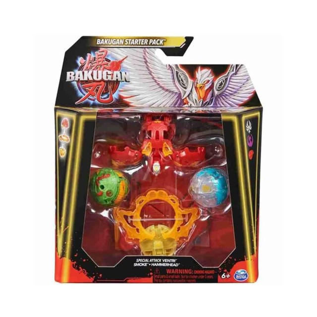 Spin Master Bakugan: Starter Pack - Special Attack Ventri/Smoke/Hammerhead (20142187)