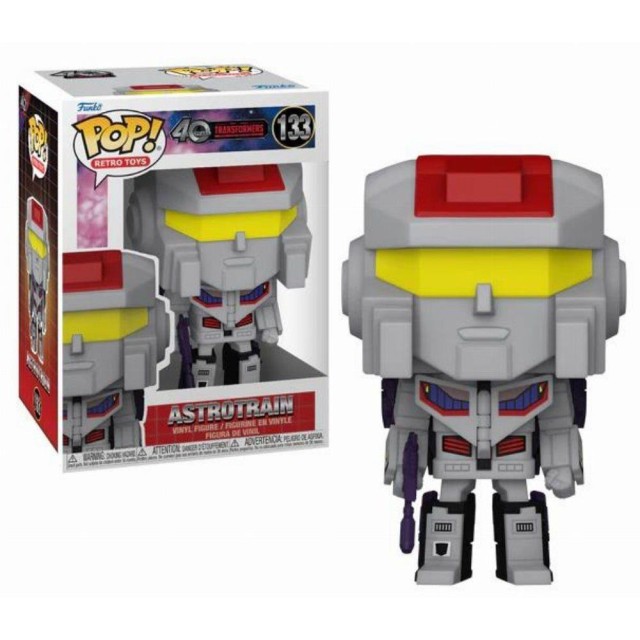 Funko Pop! Retro Toys: Transformers 40 Years - Astrotrain #133 Vinyl Figure