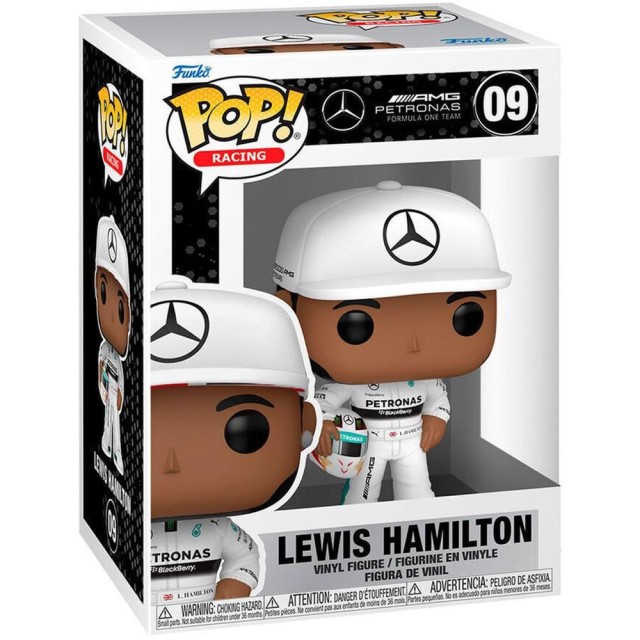 Funko Pop! Racing: AMG Petronas Formula One Team - Lewis Hamilton with Helm #09 Vinyl Figure