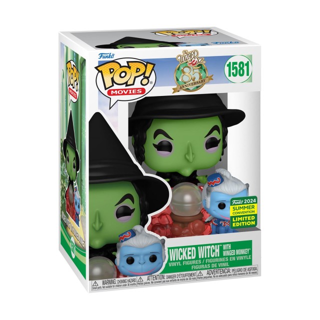 Funko Pop! Movies: The Wizard of Oz - Wicked Witch with Winged Monkey (Convention Special Edition) #1581 Vinyl Figure