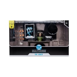 McFarlane DC Multiverse: Gold Label Collection - The Dark Knight - The Joker Interrogation Room Playset (18cm)