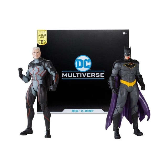 McFarlane DC Multiverse: Gold Label Collection - Omega vs Batman 2 Pack Action Figures (18cm)