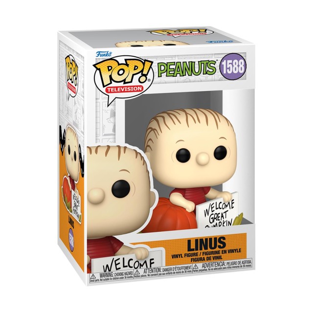 Funko Pop! Television: Peanuts - Linus With Pumpkin #1588 Vinyl Figure