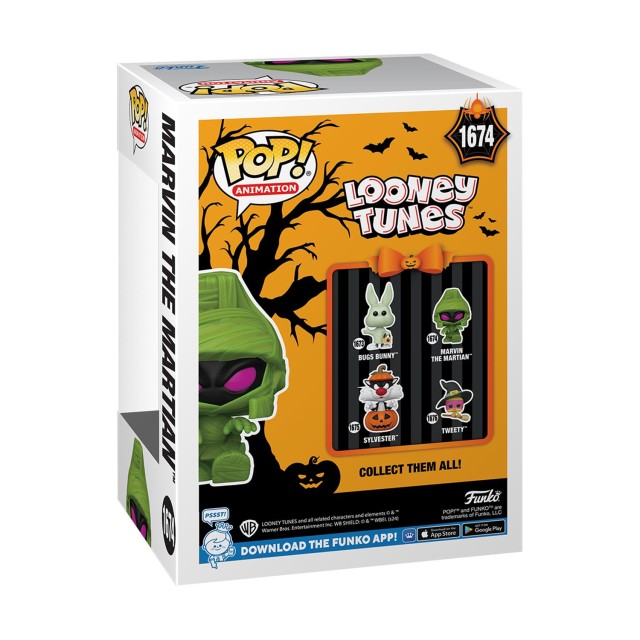 Funko Pop! Animation: Looney Tunes Halloween - Marvin The Martian (Mummy​) #1674 Vinyl Figure