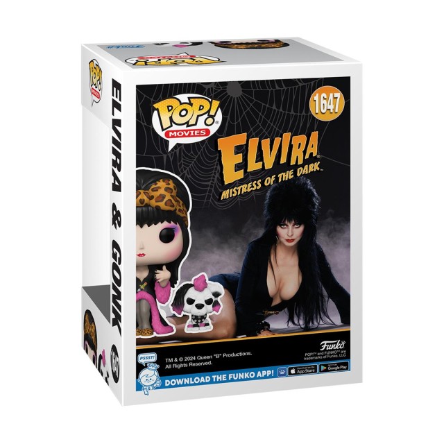 Funko Pop! & Buddy Movies: Elvira Mistress of the Dark - Elvira & Gonk #1647 Vinyl Figures