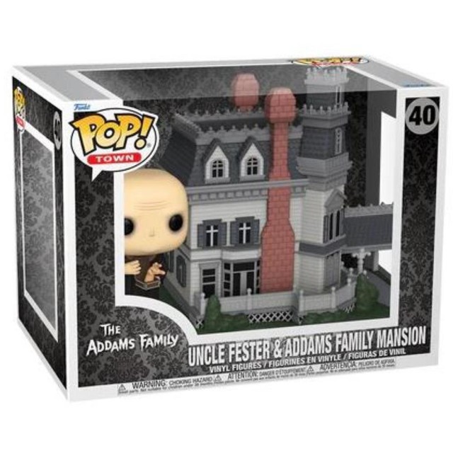 Funko Pop! Town: Addams Family Classic - Addams Home with Uncle Fester #40 Vinyl Figure