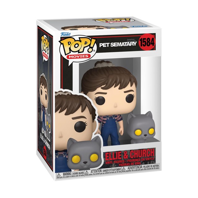 Funko Pop! Movies: Pet Sematary - Ellie & Church #1584 Vinyl Figure