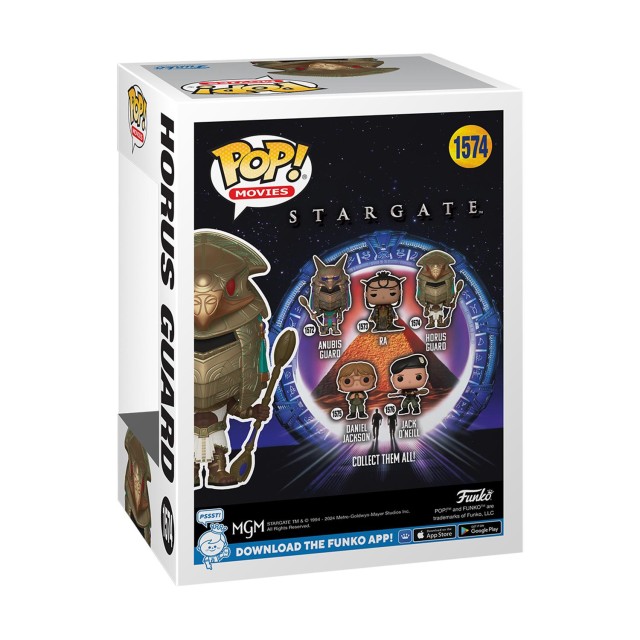 Funko Pop! Movies: Stargate - Horus Guard (Metallic) #1574 Vinyl Figure