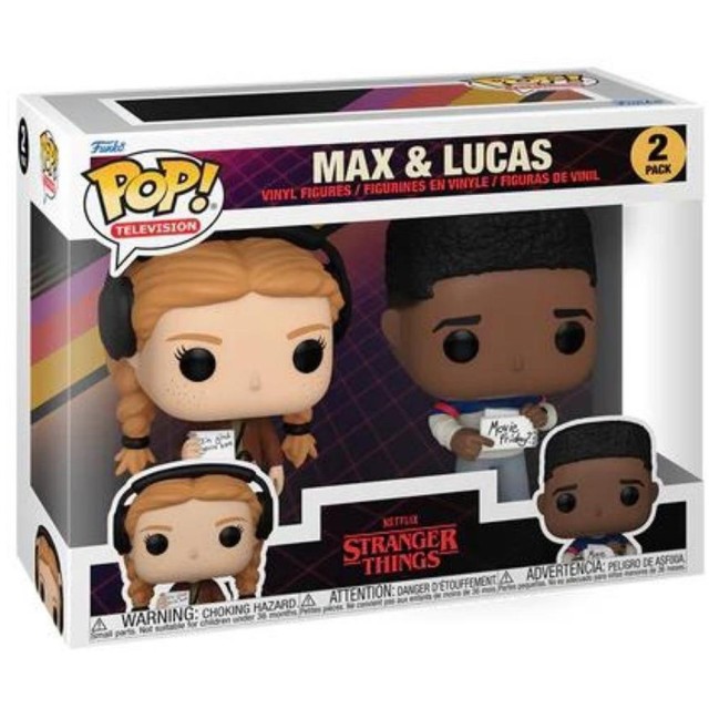 Funko Pop! 2-Pack Television: Stranger Things - Max & Lucas Vinyl Figures