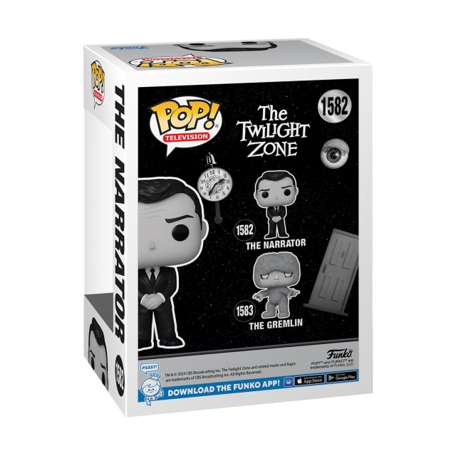 Funko Pop! Television: The Twilight Zone - The Narrator #1582 Vinyl Figure