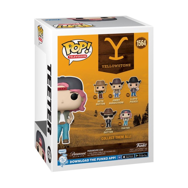 Funko Pop! Television: Yellowstone - Teeter #1564 Vinyl Figure