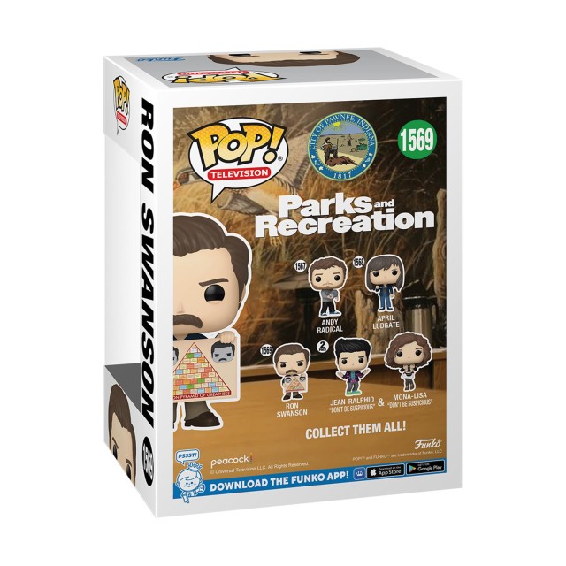 Funko Pop! Television: Parks and Recreation 15th Anniversary - Ron Swanson #1569 Vinyl Figure