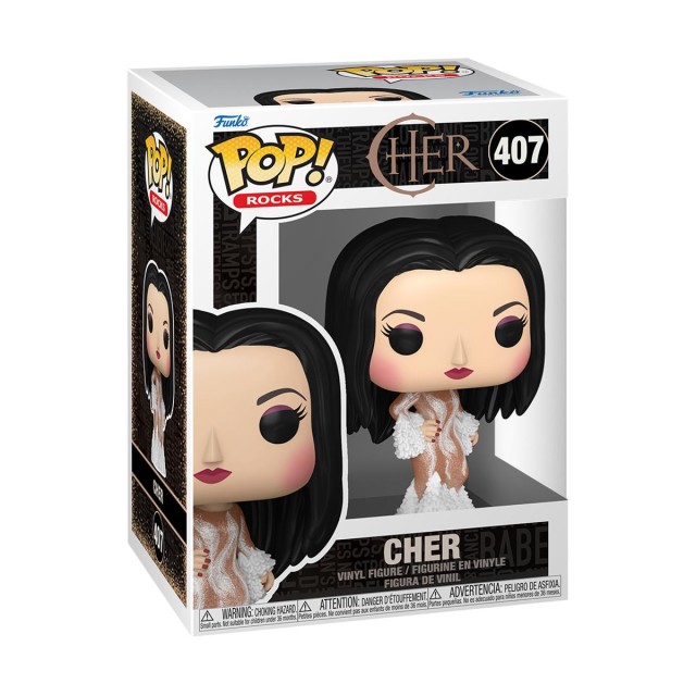 Funko Pop! Rocks: Cher - Cher (Met Gala 1974) #407 Vinyl Figure