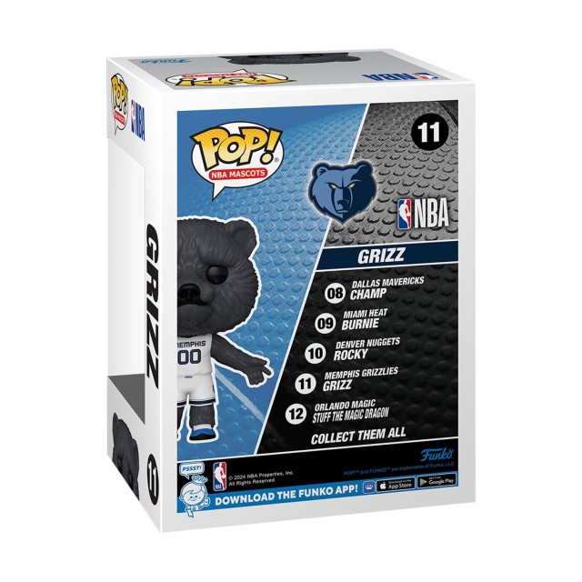 Funko Pop! NBA Mascots: Memphis - Grizz #11 Vinyl Figure