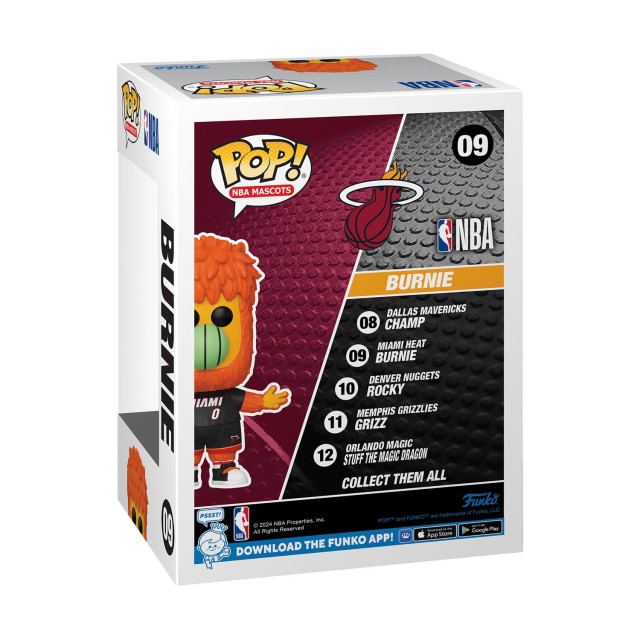 Funko Pop! NBA Mascots: Miami - Burnie #09 Vinyl Figure