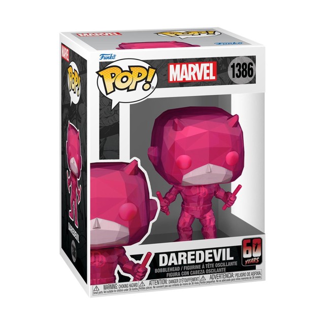 Funko Pop! Marvel: Daredevil 60th Anniversary - Daredevil (Facet)​ #1386 (BobbleHead) Vinyl Figure