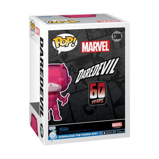 Funko Pop! Marvel: Daredevil 60th Anniversary - Daredevil (Facet)​ #1386 (BobbleHead) Vinyl Figure