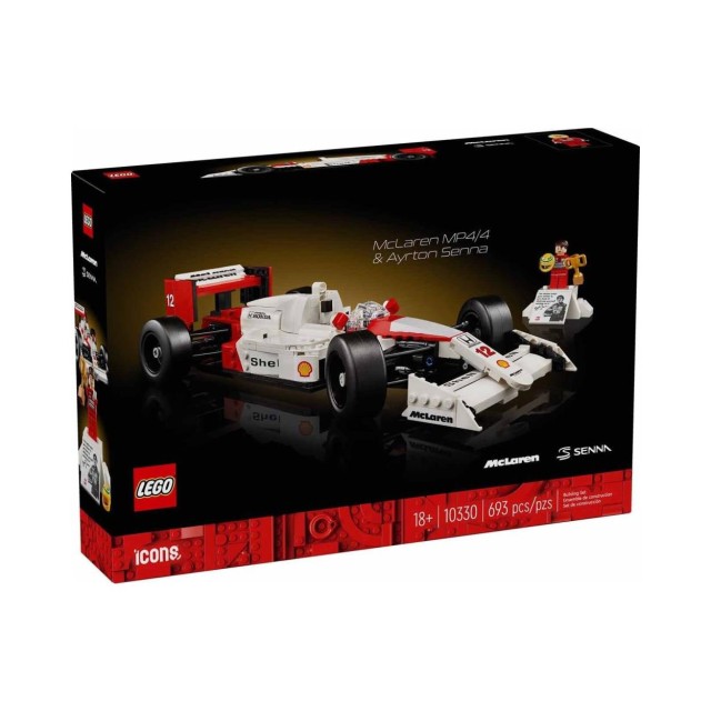 LEGO® Icons: McLaren MP4/4 & Ayrton Senna (10330)