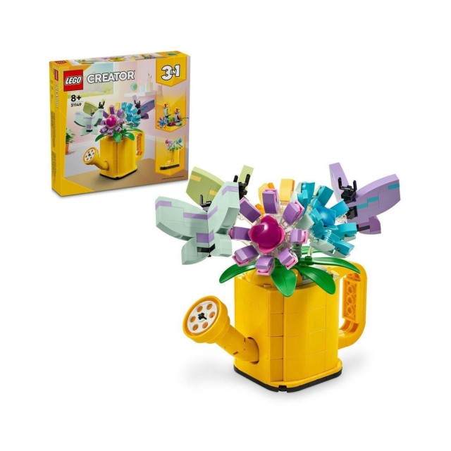 LEGO® Creator: Flowers in Watering Can 3in1 Toy (31149)