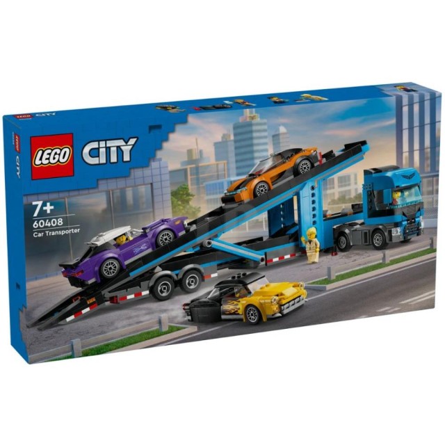 LEGO® City Great Vehicles: Car Transporter Truck with Sports Cars (60408)