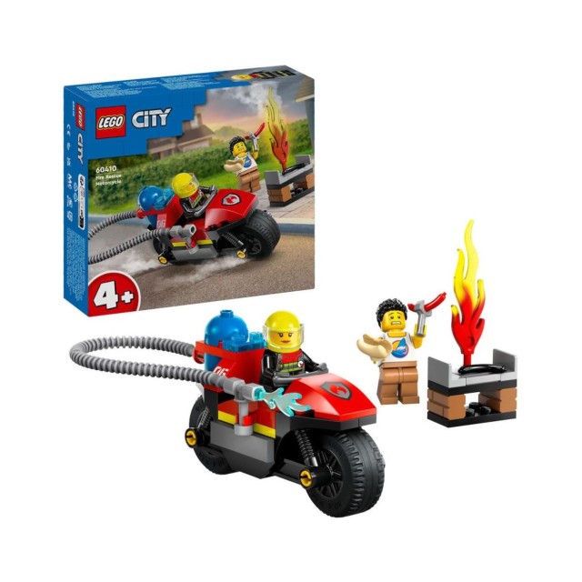 LEGO® City: Fire Rescue Motorcycle Building Set (60410)